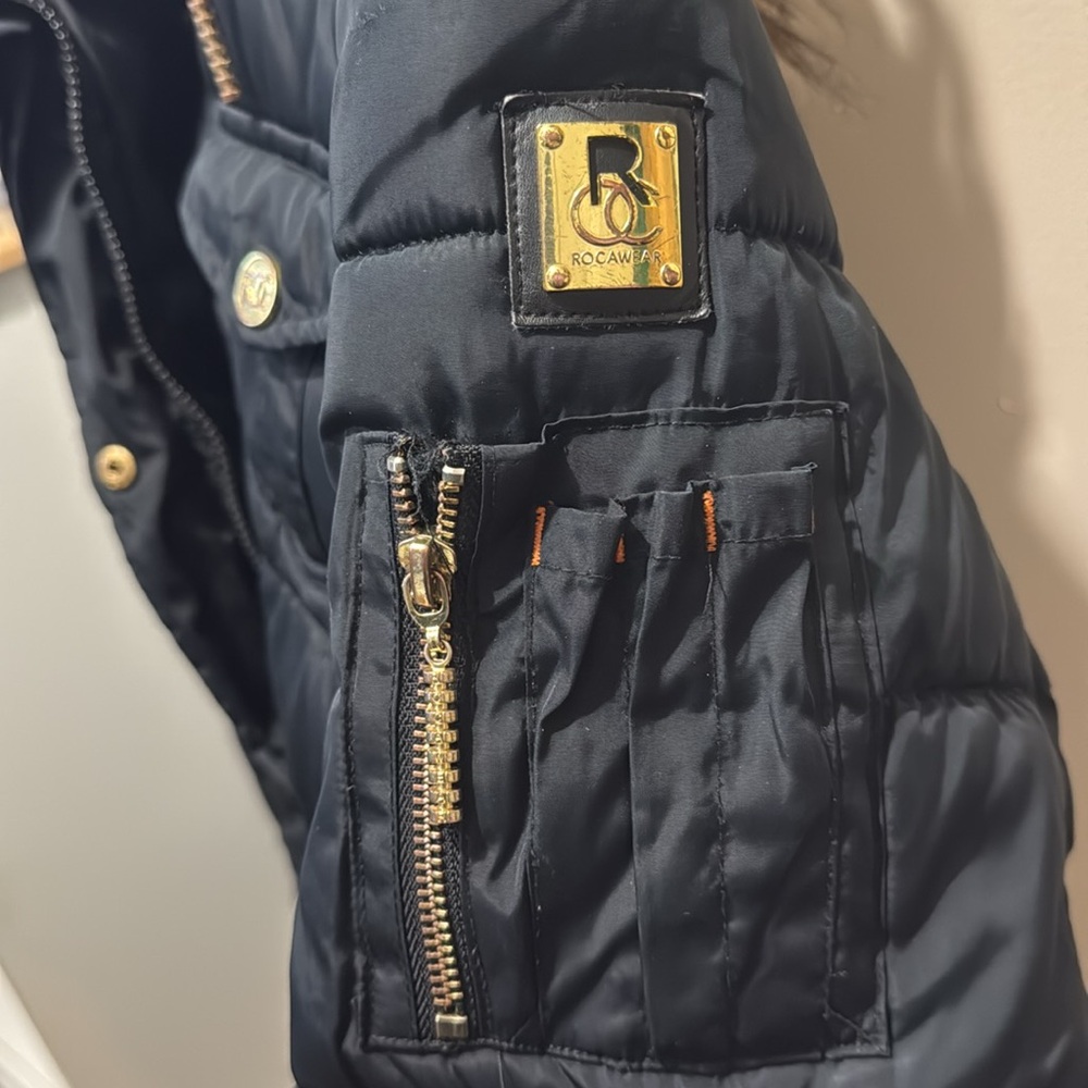 Black Rocawear Coat - Women’s Small - Picture 2 of 3